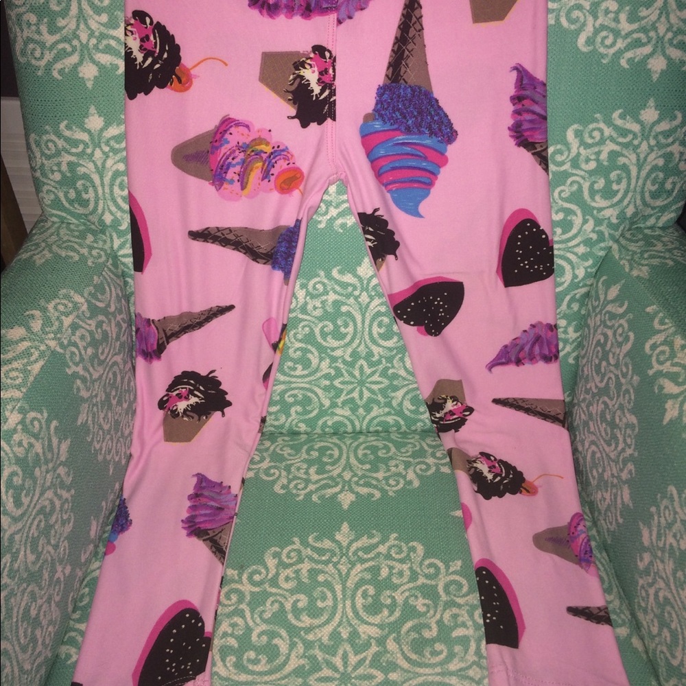 Ice Cream & Sweets Girls Leggings